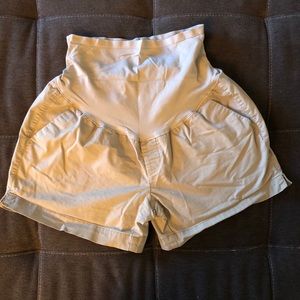 Old Navy Maternity Khaki Shorts